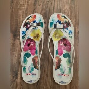 Coach Women's Landon Jelly Floral Sandals